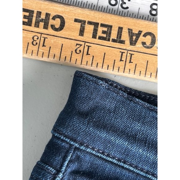 7 For All Mankind The High Waist Ankle Skinny Jean Women 25 Raw Hem Trendy Casua - Picture 3 of 8